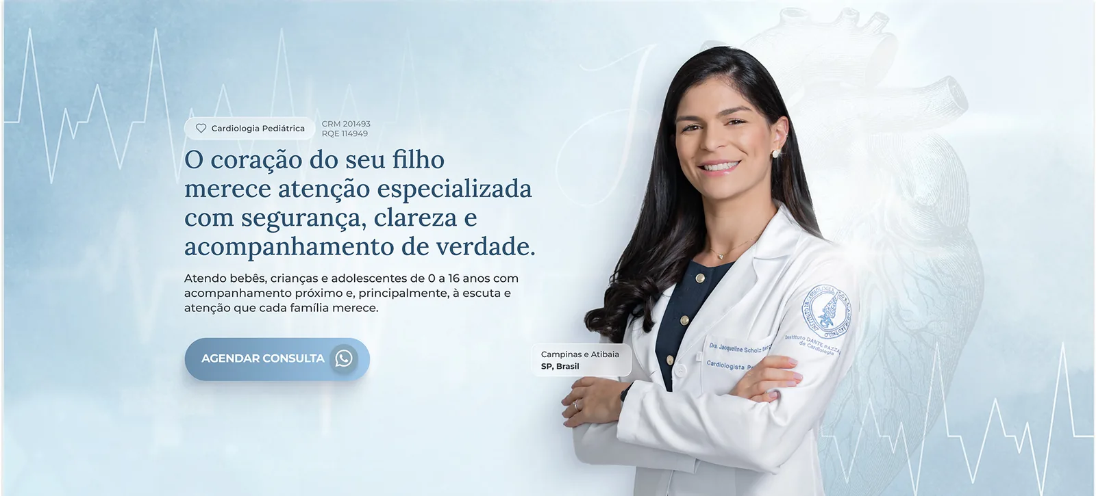 Dra. Jacqueline Scholz: A primeira tela fala com os pais: segurança, clareza e acompanhamento de verdade.