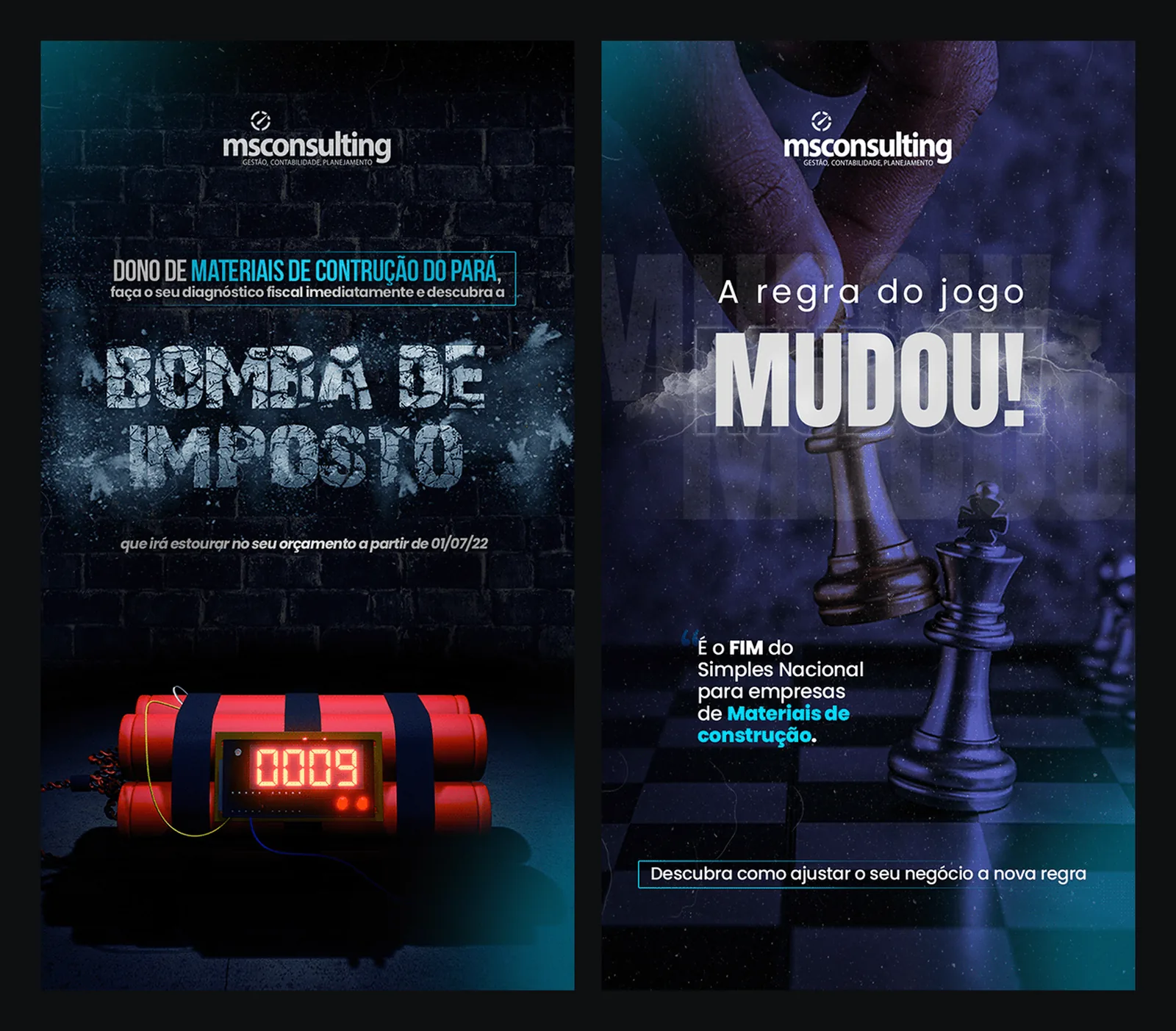 MS Consulting: Bomba de imposto e a regra do jogo que mudou: o risco entendido em um segundo.